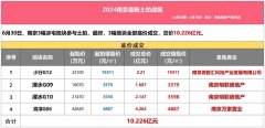 南京上半年土拍活动收官