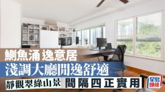 鲗鱼涌逸意居 浅调大厅闲