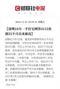深圳楼市10月已恢复到市场
