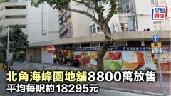 北角海峰园地铺8800万放售