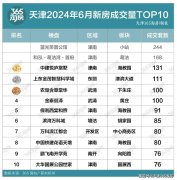 天津年中楼市成绩出炉 这