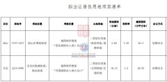 深圳公布2宗宅地清单 两宗