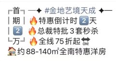 首付2万！单价4千/平起！