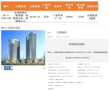 汾湖拍出一宗低密宅地！