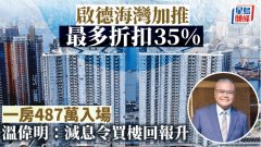 启德海湾加推 最多折扣