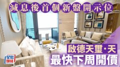 启德天玺. 天最快下周开价