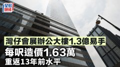 湾仔会展办公大楼1.3亿易
