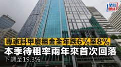 专家料甲厦租金全年跌6