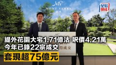 缇外花园大宅呎价4.21万