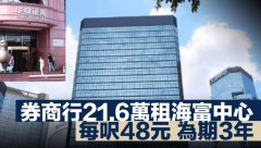 华夏证券21.6万租金钟海富