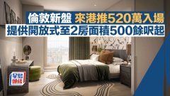 伦敦新盘来港推520万入场