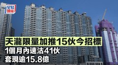 天泷限量加推15伙今招标