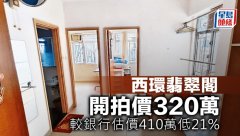 西环翡翠阁 开拍价320万