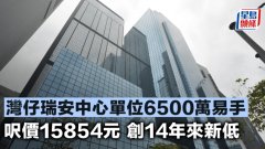 湾仔瑞安中心单位6500万易