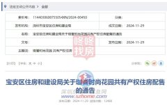 深圳首批共有产权房申购
