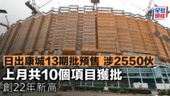 日出康城13期批预售 涉2