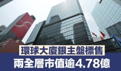 环球大厦银主盘标售 两全