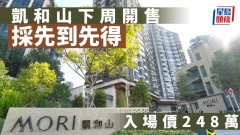 凯和山下周开售 采先到先