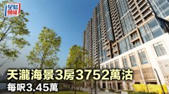 天泷海景3房3752万沽 每呎