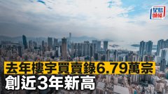 去年楼宇买卖录6.79万宗